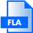 FLA File Extension Icon 48x48 png